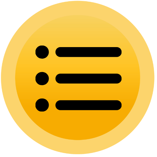 Icon: list items
