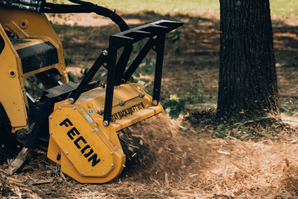 FECON Bull Hog Attachment in action