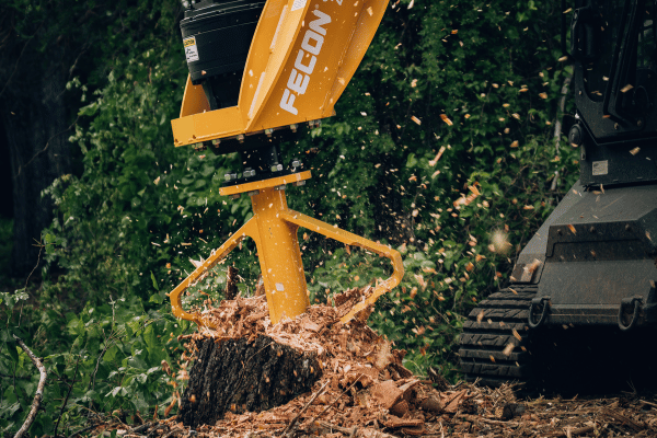 FECON Stump Grinding Attachment STUMPEX in action