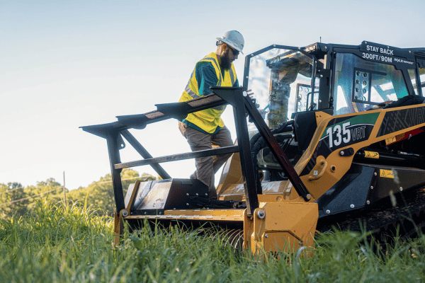 FECON 135VRT Mulching Tractor with operator
