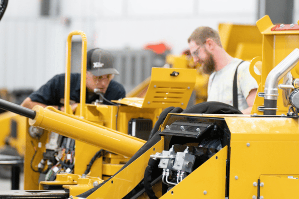 Vermeer Service Technicians at work with machines