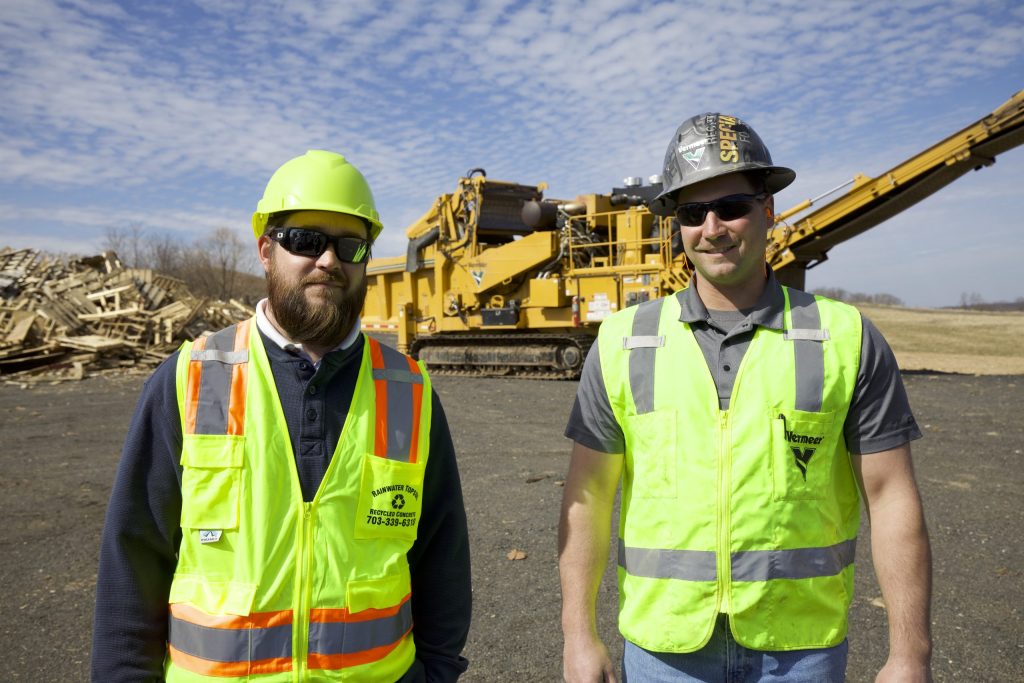 Recycling & Forestry Specialist in action