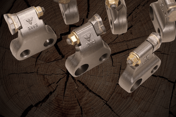 vermeer stump cutter teeth on tree stump background