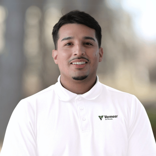 Vermeer All Roads Sales Representative Sesar Velazquez