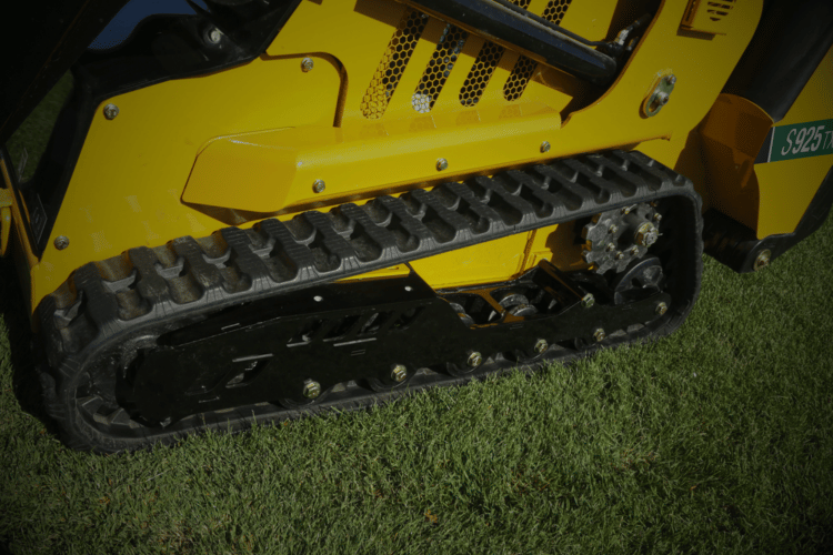 Vermeer mini skid steer tracks with dark overlay