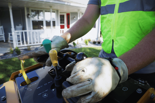 Operator Controls for the Vermeer Mini Skid Steer