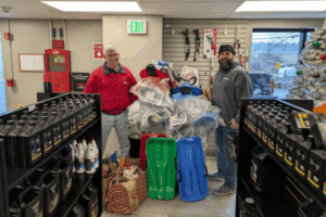 Vermeer All Roads Hopkinton, MA 2024 Toy Drive donation