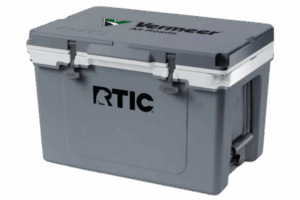 RTIC cooler with Vermeer All Roads logo