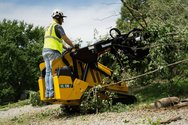 Vermeer ML130 Mini Loader with brush grapple