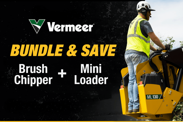 Bundle & Save a Brush Chipper + Mini Loader