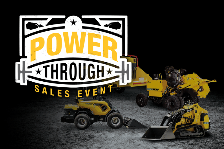 Power Through Sales Event with vermeer tree care machines