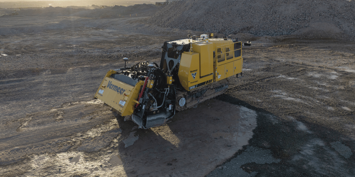 Vermeer SM55 Surface Miner in action
