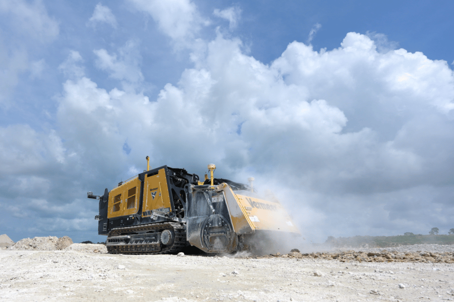 Vermeer SM55 Surface Miner at work